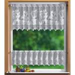 Scheibengardine von Gardinenbox, in der Farbe Weiss, aus Polyester, andere Perspektive, Vorschaubild