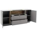 Sideboard von MID.YOU, in der Farbe Grau, aus Metall, andere Perspektive, Vorschaubild