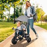 Kinderfahrrad von HOMCOM, in der Farbe Grau, andere Perspektive, Vorschaubild