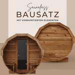 Sauna-Kabine von EDEN Holzmanufaktur, in der Farbe Braun, andere Perspektive, Vorschaubild
