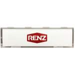 Namensschildabdeckung mit der Marke RENZ