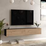 TV-Lowboard von [EN.CASA], in der Farbe Schwarz, aus Spanplatte, Vorschaubild