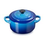 Topf von Le Creuset, in der Farbe Blau, andere Perspektive, Vorschaubild