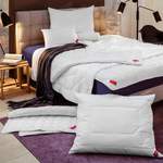 Bettdecke von Hefel, in der Farbe Weiss, aus Baumwollsatin, andere Perspektive, Vorschaubild