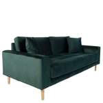 2/3-Sitzer Sofa von 4Home, in der Farbe Grün, aus Massivholz, andere Perspektive, Vorschaubild