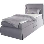 Boxspringbett von COLLECTION AB, in der Farbe Grau, aus Polyester, andere Perspektive, Vorschaubild