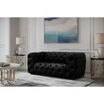 2/3-Sitzer Sofa von Fun Moebel, in der Farbe Schwarz, aus Textil, andere Perspektive, Vorschaubild