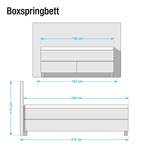 Boxspringbett von loftscape, in der Farbe Braun, aus Kunstleder, andere Perspektive, Vorschaubild