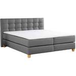 Boxspringbett von home affaire, in der Farbe Grau, aus Holzwerkstoff, andere Perspektive, Vorschaubild