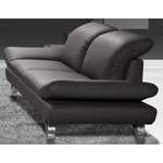 2/3-Sitzer Sofa von loftscape, in der Farbe Grau, aus Echtleder, andere Perspektive, Vorschaubild