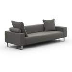 2/3-Sitzer Sofa von machalke®, in der Farbe Grau, aus Flachgewebe, andere Perspektive, Vorschaubild