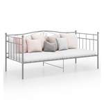 Metallbett von furnicato, in der Farbe Grau, aus Metall, andere Perspektive, Vorschaubild