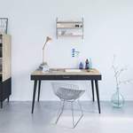 Schreibtisch von temahome, in der Farbe Braun, aus Holzwerkstoff, andere Perspektive, Vorschaubild