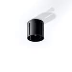 Deckenlampe von SOLLUX lighting, in der Farbe Schwarz, aus Leder, andere Perspektive, Vorschaubild