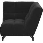 2/3-Sitzer Sofa von INOSIGN, in der Farbe Schwarz, aus Velours, andere Perspektive, Vorschaubild