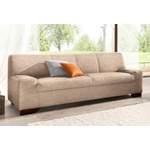 2/3-Sitzer Sofa von DOMO collection, in der Farbe Beige, aus Microfaser, andere Perspektive, Vorschaubild