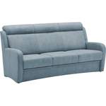 2/3-Sitzer Sofa von VILLA BECK, in der Farbe Silber, aus Microfaser, andere Perspektive, Vorschaubild