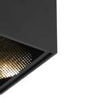 Deckenlampe von QAZQA, in der Farbe Schwarz, aus Aluminium, andere Perspektive, Vorschaubild