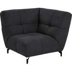 2/3-Sitzer Sofa von INOSIGN, in der Farbe Schwarz, aus Microfaser, andere Perspektive, Vorschaubild