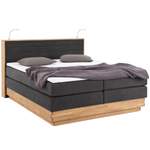 Boxspringbett von home affaire, in der Farbe Grau, andere Perspektive, Vorschaubild