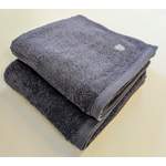 Handtuch-Set von Ross, in der Farbe Grau, aus Baumwolle, andere Perspektive, Vorschaubild