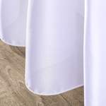 Gardine von Dekoria, in der Farbe Weiss, aus Polyester, andere Perspektive, Vorschaubild