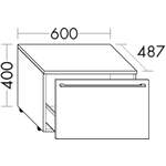 Burgbad Rollcontainer der Marke Burgbad