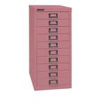 Aktenschrank von Bisley, in der Farbe Rosa, aus Metall, andere Perspektive, Vorschaubild