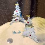 Weihnachtsdeko von Alessi, in der Farbe Weiss, aus Stahl, andere Perspektive, Vorschaubild