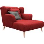 2/3-Sitzer Sofa von home affaire, in der Farbe Rot, aus Polyester, andere Perspektive, Vorschaubild