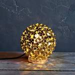 Beistelltischlampe von Terzani, in der Farbe Gold, aus Metall, andere Perspektive, Vorschaubild