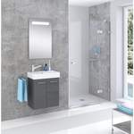 Waschbeckenunterschrank, in der Farbe Grau, andere Perspektive, Vorschaubild