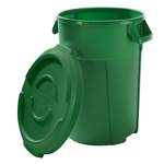 Mülleimer von ROTHO, in der Farbe Grün, aus Polyethylen, andere Perspektive, Vorschaubild