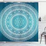 Duschvorhang von twentyfour, in der Farbe Blau, aus Textil, andere Perspektive, Vorschaubild