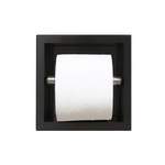 Toilettenpapierhalter von KOLMAN, in der Farbe Schwarz, aus Edelstahl, andere Perspektive, Vorschaubild