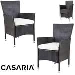 Polyrattan Gartenstuhl der Marke Casaria®