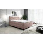 Boxspringbett von Maisons du Monde, in der Farbe Rosa, andere Perspektive, Vorschaubild