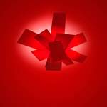 Deckenlampe von Foscarini, in der Farbe Rot, aus Lackiert, Vorschaubild