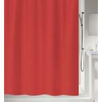 Duschvorhang von SPIRELLA, in der Farbe Rot, aus Polyester, andere Perspektive, Vorschaubild