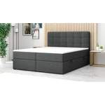 Boxspringbett von DD-COLLECTION, in der Farbe Grau, aus Webstoff, andere Perspektive, Vorschaubild