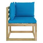 2/3-Sitzer Sofa von VIDAXL, in der Farbe Grün, aus Holz, andere Perspektive, Vorschaubild