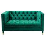 2/3-Sitzer Sofa von JVmoebel, in der Farbe Grün, andere Perspektive, Vorschaubild