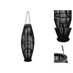 Windlichter von vidaXL, in der Farbe Schwarz, aus Bambus, andere Perspektive, Vorschaubild