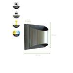 Außenwandleuchte von ECO-LIGHT Leuchten GmbH, in der Farbe Grau, aus Metall, andere Perspektive, Vorschaubild