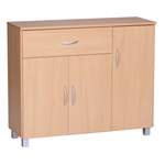 Sideboard von FineBuy, in der Farbe Weiss, aus Spanplatte, andere Perspektive, Vorschaubild