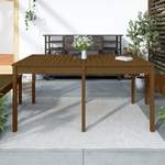 Gartentisch von vidaXL, in der Farbe Braun, aus Holz, Vorschaubild