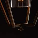 Deckenlampe von Moretti Luce, in der Farbe Gold, aus Messing, andere Perspektive, Vorschaubild