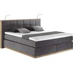 Boxspringbett von PLACES OF STYLE, in der Farbe Grau, aus Polyester, andere Perspektive, Vorschaubild