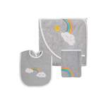 Handtuch-Set von Smithy, in der Farbe Grau, aus Textil, andere Perspektive, Vorschaubild