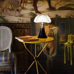 Deckenlampe von Martinelli Luce, in der Farbe Braun, aus Edelstahl, andere Perspektive, Vorschaubild